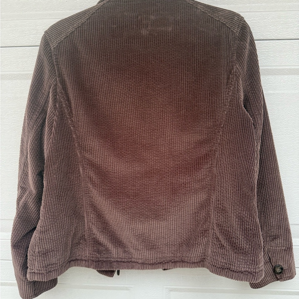 L.L. Bean Dark Brown Corduroy Utility Jacket - Picture 8 of 8